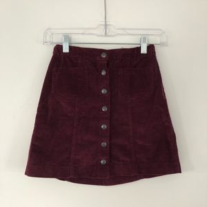 BRANDY MELVILLE Corduroy mini skirt